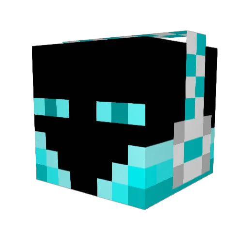 DJEnderBeat Minecraft avatar head, 3D render