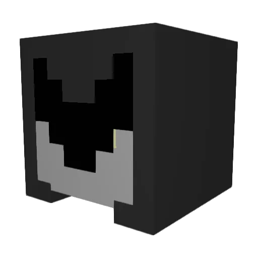 DJGames64 Minecraft avatar head, 3D render