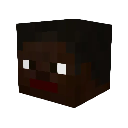 DJGandon1 Minecraft avatar head, 3D render