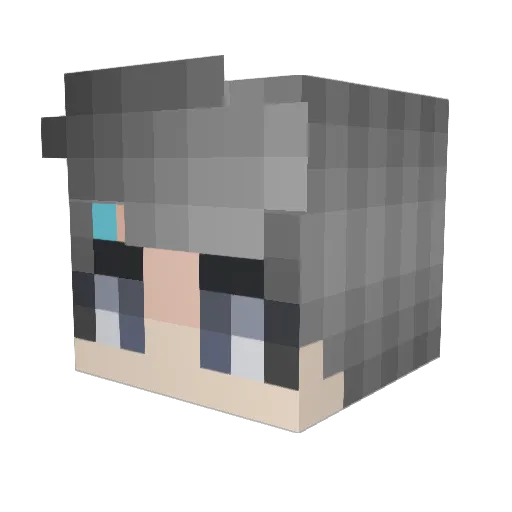 DJGonzalo Minecraft avatar head, 3D render