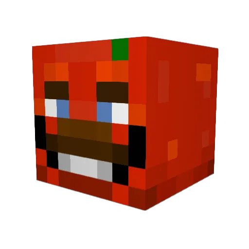 DJHEYMAN Minecraft avatar head, 3D render