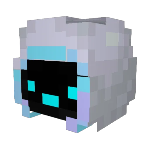 DJIM132 Minecraft avatar head, 3D render