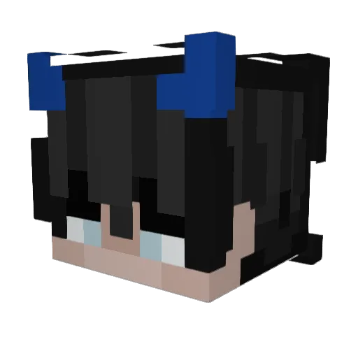DJINTHE Minecraft avatar head, 3D render