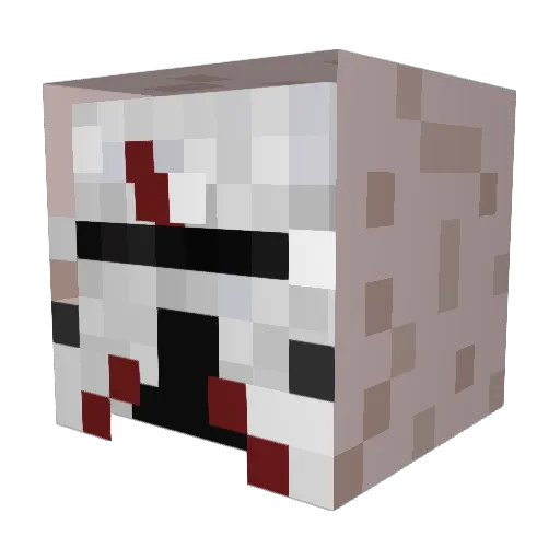 DJJAKE77 Minecraft avatar head, 3D render