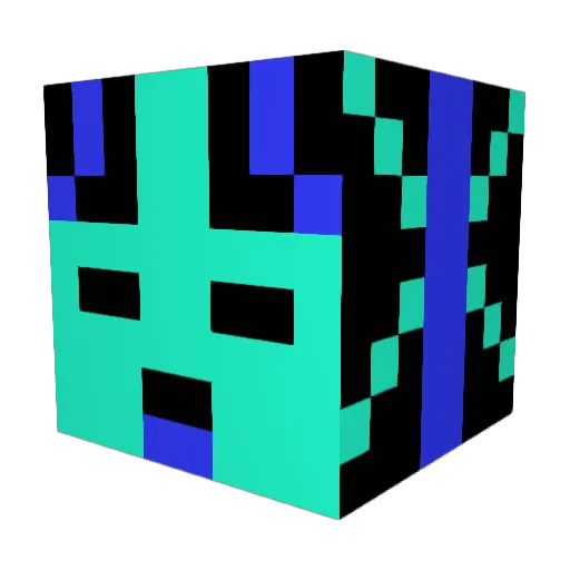 DJJONES Minecraft avatar head, 3D render