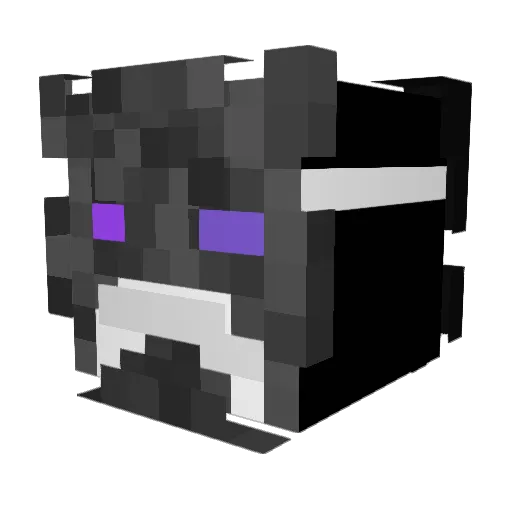 DJK799 Minecraft avatar head, 3D render