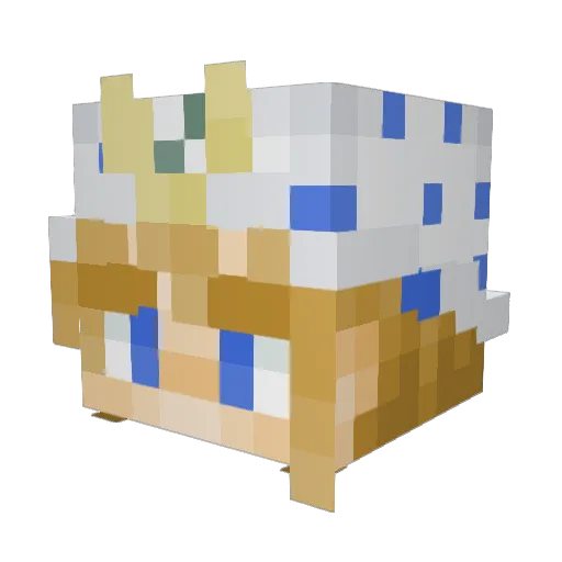 DJMAN730 Minecraft avatar head, 3D render