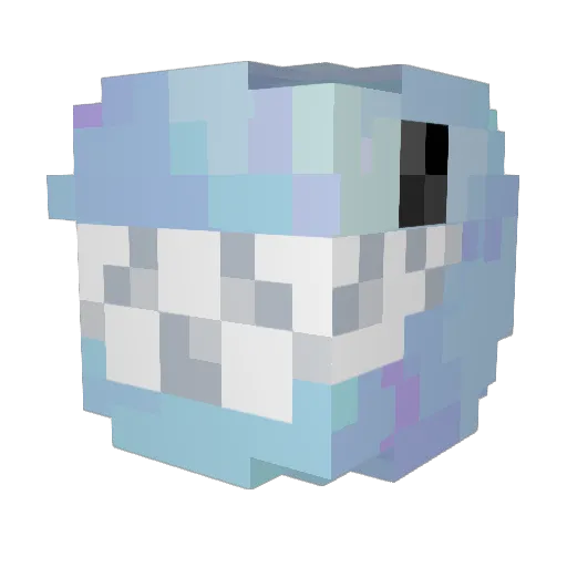 DJMagic42 Minecraft avatar head, 3D render