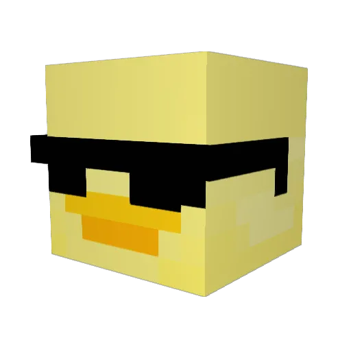 DJMinecraft_69 Minecraft avatar head, 3D render