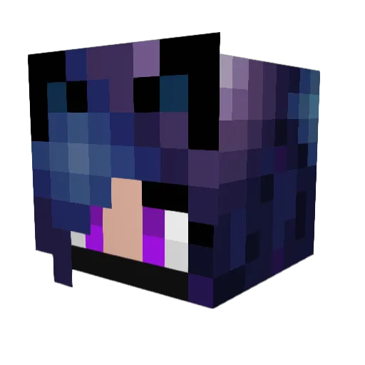 DJMusic337 Minecraft avatar head, 3D render