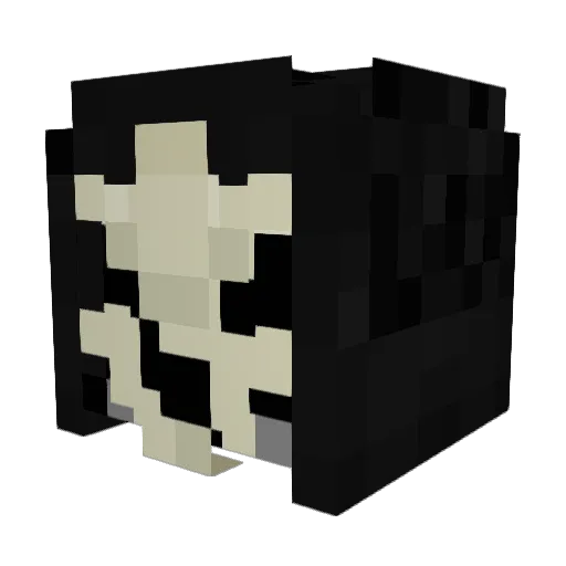 DJOverlord2000 Minecraft avatar head, 3D render