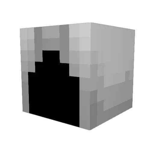 DJPV10 Minecraft avatar head, 3D render