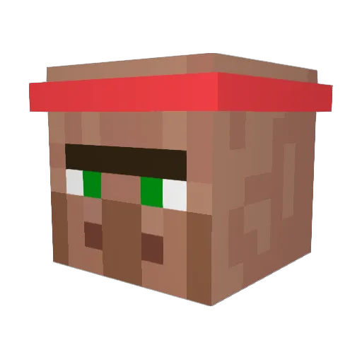 DJPoggers Minecraft avatar head, 3D render
