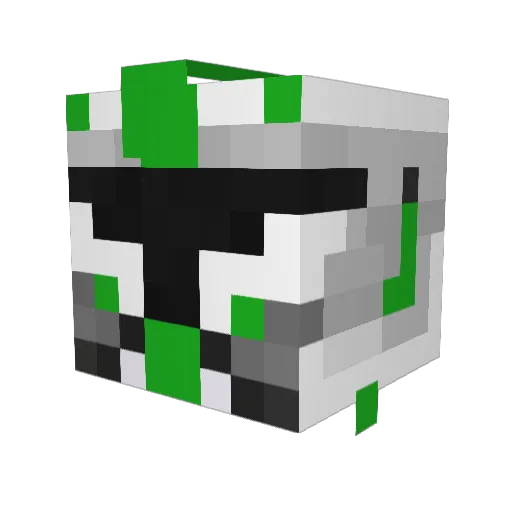 DJQuester Minecraft avatar head, 3D render