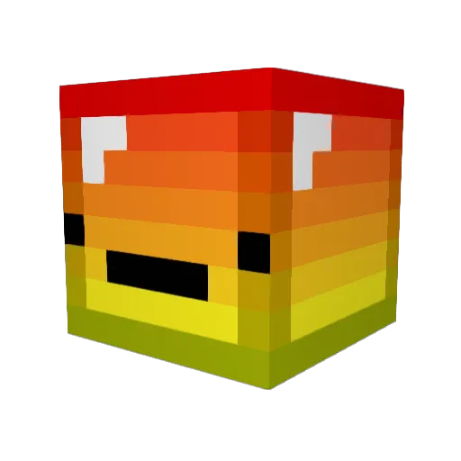 DJSSOCRPRO Minecraft avatar head, 3D render