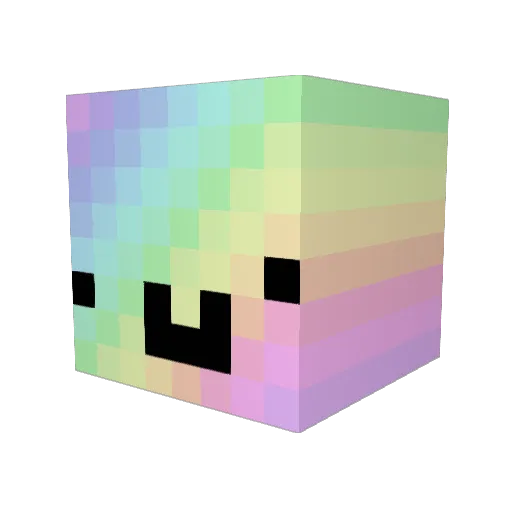 DJXTEN11 Minecraft avatar head, 3D render