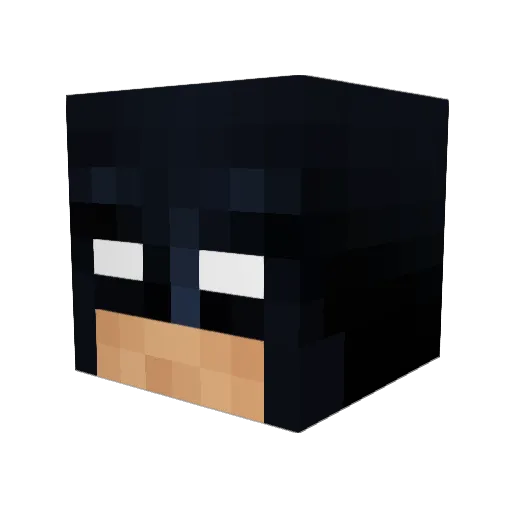 DJZINE227 Minecraft avatar head, 3D render