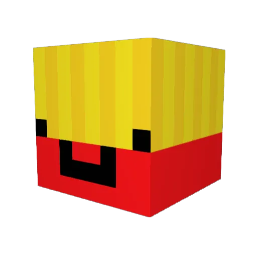 DJ_Endermen28 Minecraft avatar head, 3D render