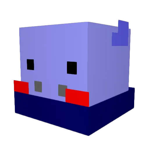 DJ_HaMa Minecraft avatar head, 3D render
