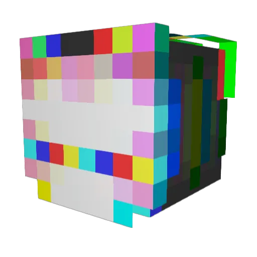 DJ_Lightstorm_M Minecraft avatar head, 3D render