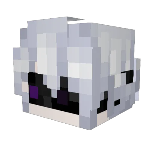 DJ_MJ_007 Minecraft avatar head, 3D render