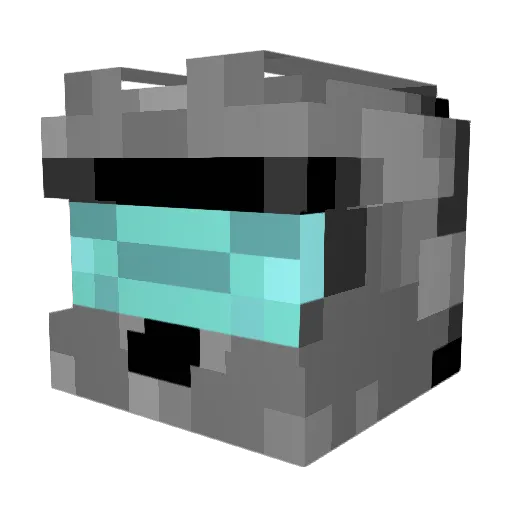 DJ_Masters Minecraft avatar head, 3D render