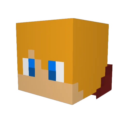 DJ_Monkey4 Minecraft avatar head, 3D render