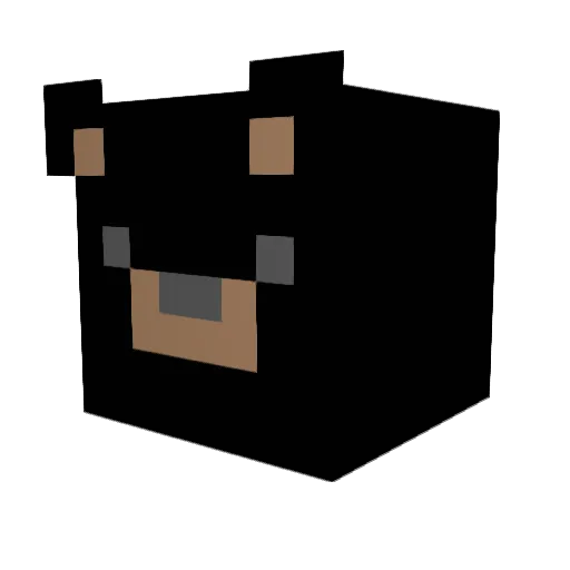 DJ_OZ08 Minecraft avatar head, 3D render