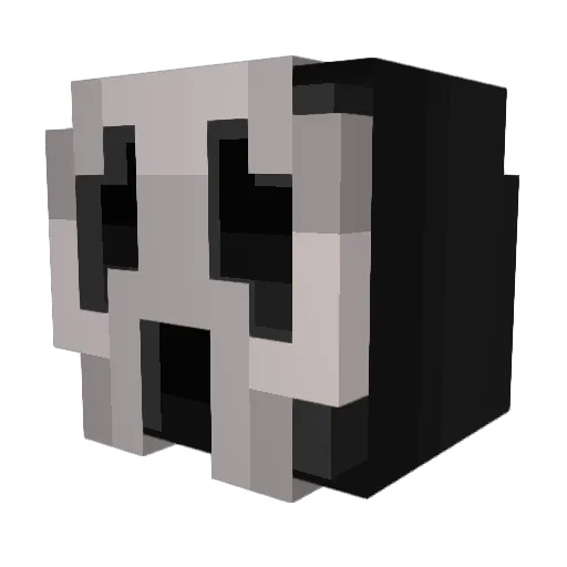DJ_Racool Minecraft avatar head, 3D render