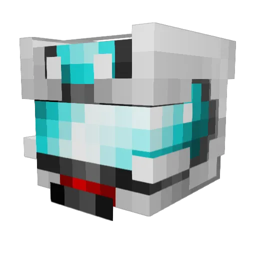 DJ_Redd2013 Minecraft avatar head, 3D render