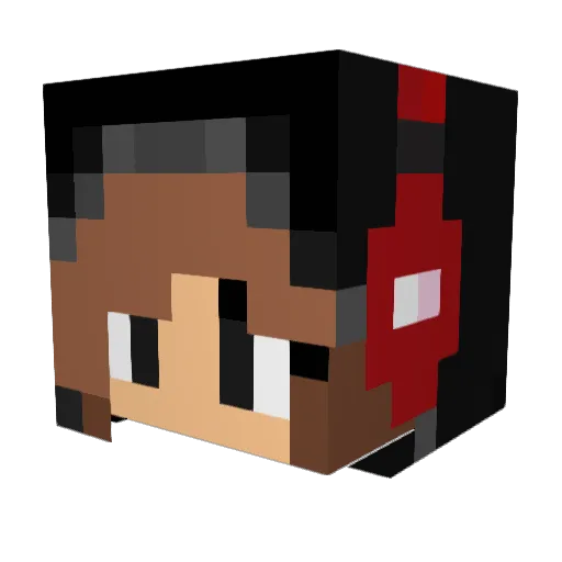 DJ_SLM3 Minecraft avatar head, 3D render