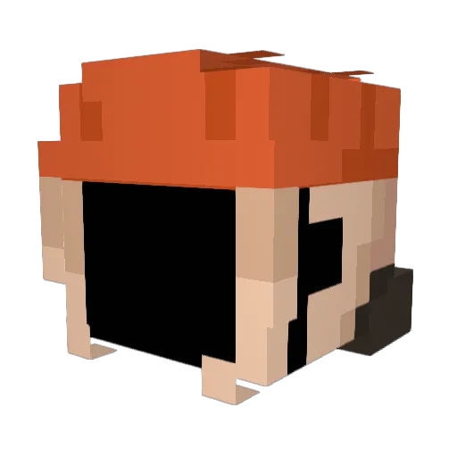DJ_Tartarus_ Minecraft avatar head, 3D render