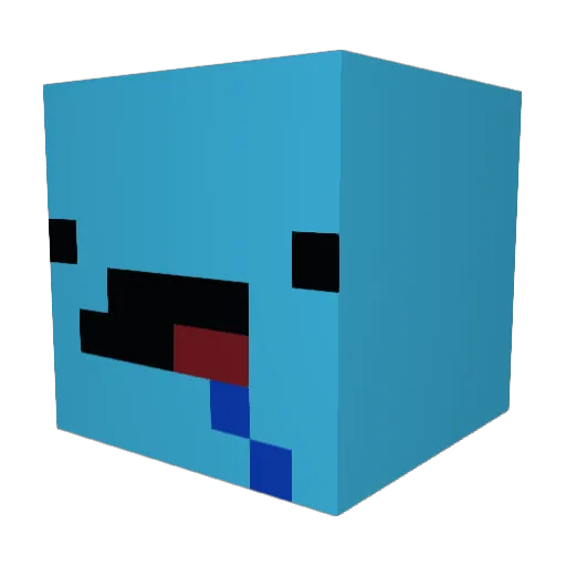 DJ_WOLVERINE Minecraft avatar head, 3D render
