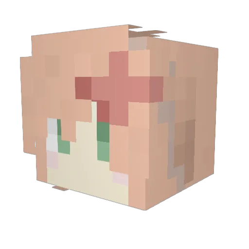 DJ_manito Minecraft avatar head, 3D render
