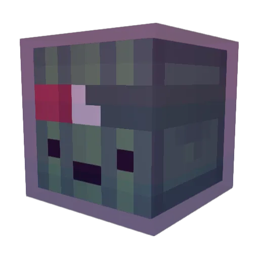 DJ_mel0n Minecraft avatar head, 3D render
