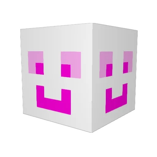 DJ_ph3luy Minecraft avatar head, 3D render