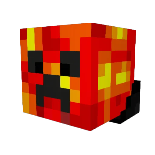 DJay123 Minecraft avatar head, 3D render