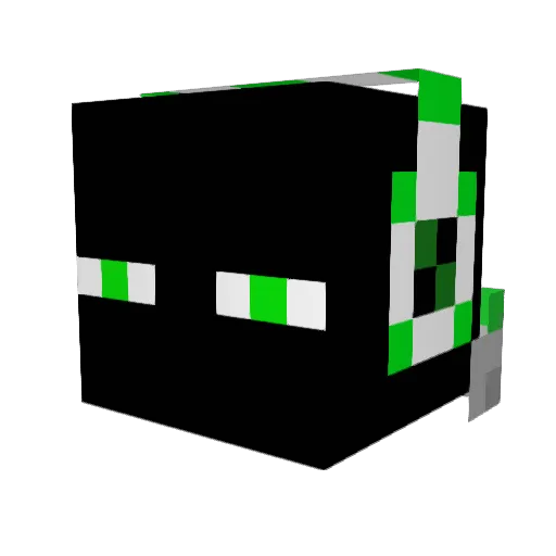 DJayawsome Minecraft avatar head, 3D render
