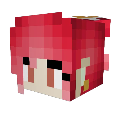 DJaydex Minecraft avatar head, 3D render