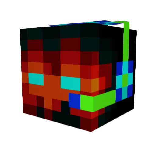 DJbamas Minecraft avatar head, 3D render