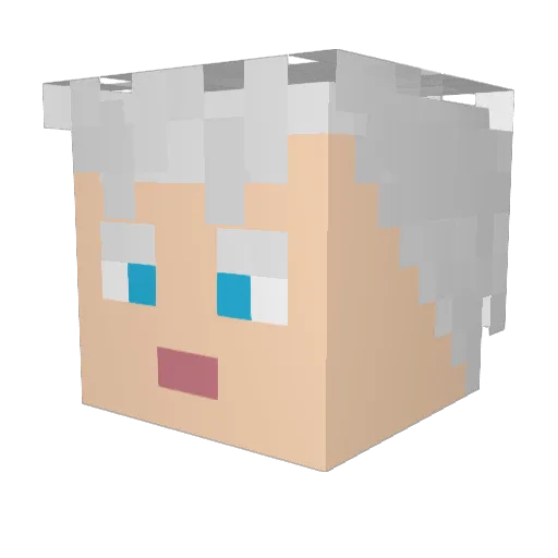 DJgamerNineEight Minecraft avatar head, 3D render