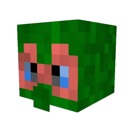 DJliaIVI Minecraft avatar head, 3D render