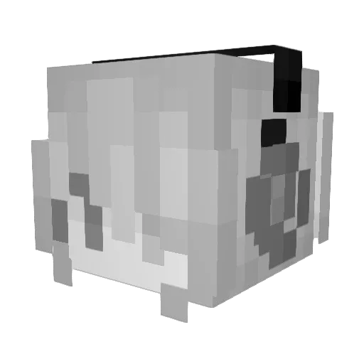 DJmegan23 Minecraft avatar head, 3D render