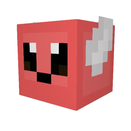 DJminner Minecraft avatar head, 3D render
