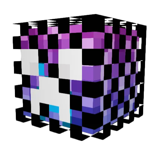 DJsharkbait Minecraft avatar head, 3D render