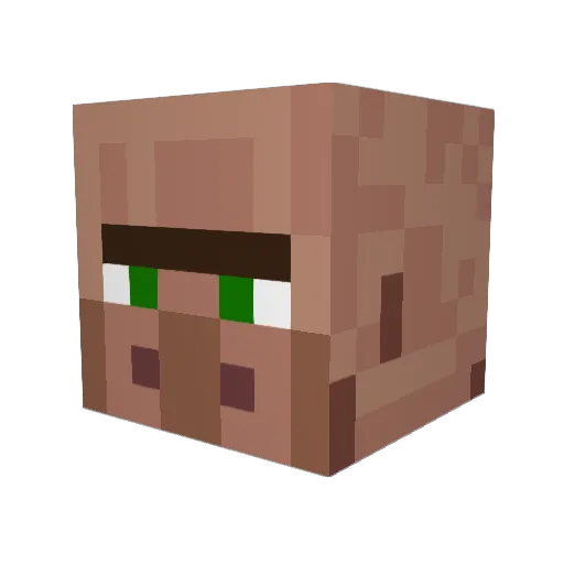 DJsheeper Minecraft avatar head, 3D render