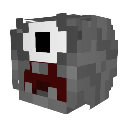 DJtarpit Minecraft avatar head, 3D render