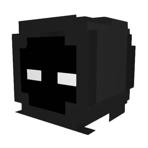 DK2470 Minecraft avatar head, 3D render