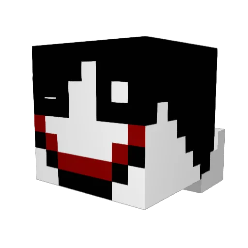 DKAtacan Minecraft avatar head, 3D render