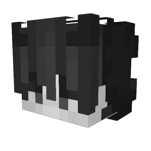 DKDLDL Minecraft avatar head, 3D render